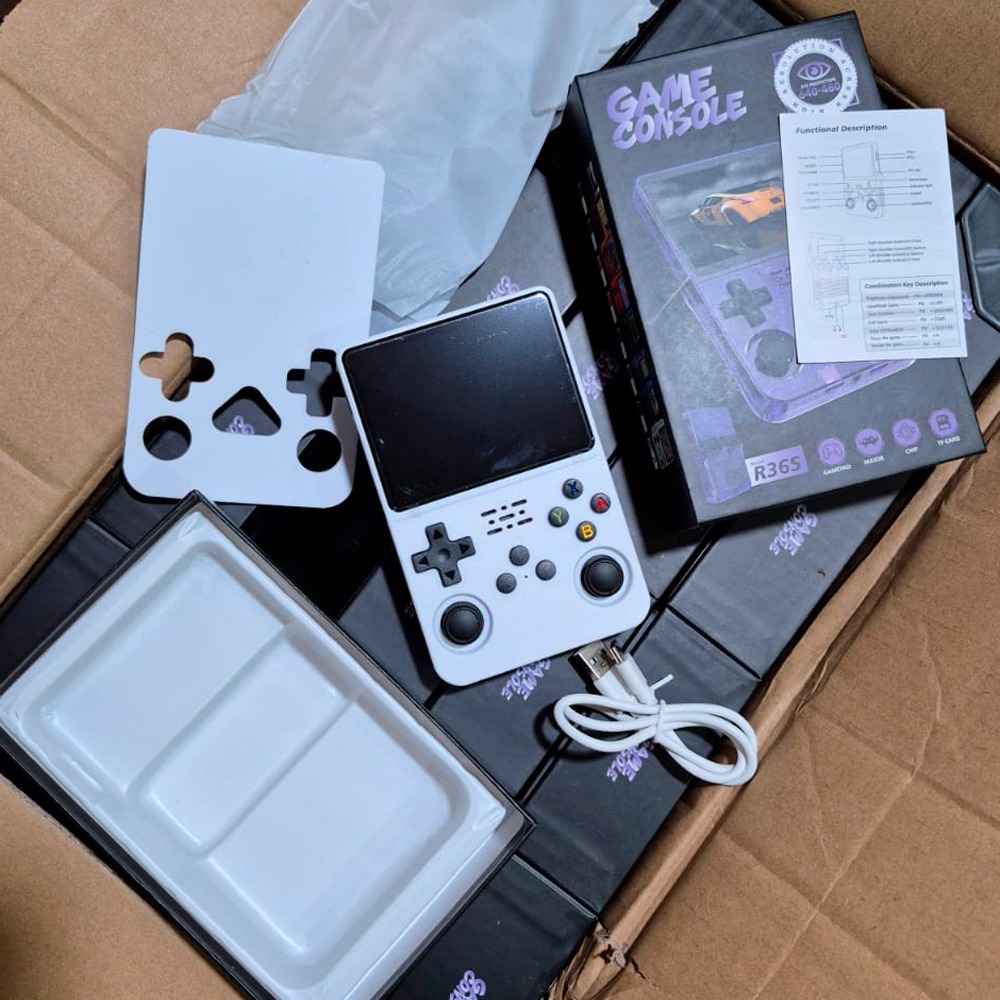 Consolas y VR Game Console Consola Portátil Multiplataforma R36S 64GB 64bits NEO-GEO/NINTENDO/PSP/PSX/ARCADE WHITE ETCHILE Game Console Consola Portátil Multiplataforma R36S 64GB 64bits NEO-GEO/NINTENDO/PSP/PSX/ARCADE WHITE - Imagen 3