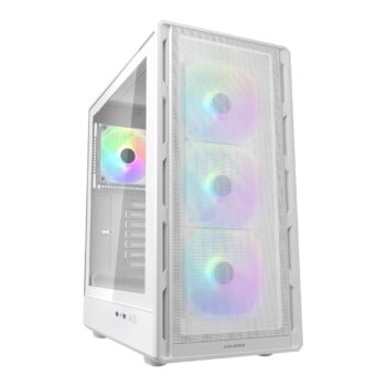 Cougar Gabinete AIRFACE Pure RGB White Mid Tower 4 Fans
