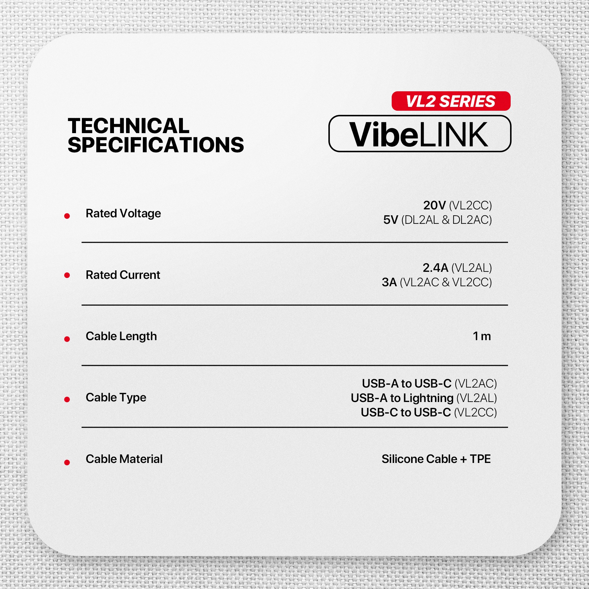 Cables USB Fantech Cable USB A a USB C VibeLINK Smart Life VL2AC 1mt 3A ETCHILE Fantech Cable USB A a USB C VibeLINK Smart Life VL2AC 1mt 3A - Imagen 7