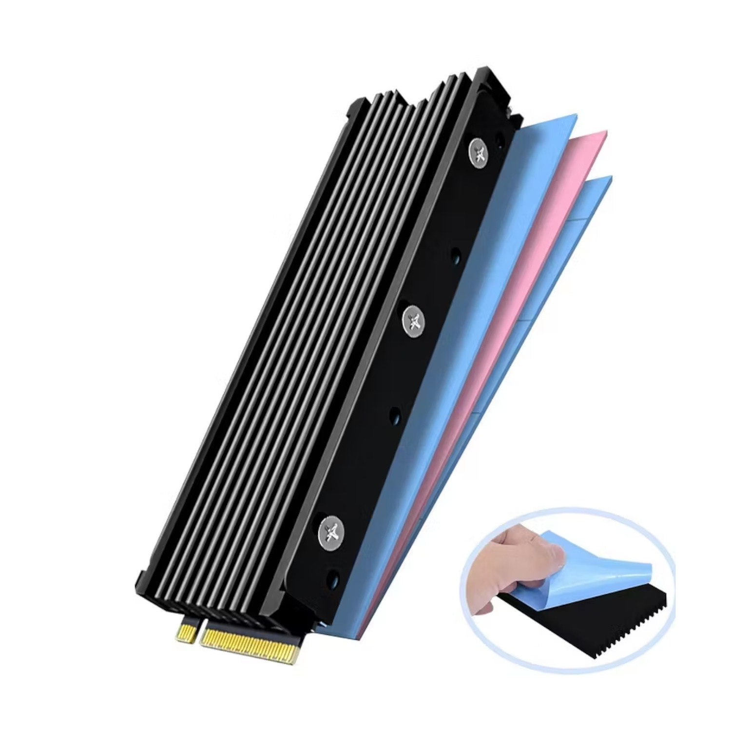 JEYI Disipador Heatsink para M2 2280 SSD NVME PC/PS5