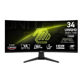 MSI Monitor Gamer MAG 346CQ UWQHD 3440x1440 180Hz 1ms VA FreeSync Premium