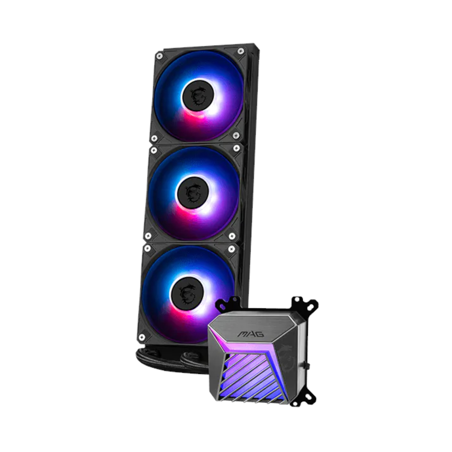 Componentes MSI Water Cooling MAG Coreliquid A15 360 BLACK ETCHILE MSI Water Cooling MAG Coreliquid A15 360 BLACK - Imagen 4