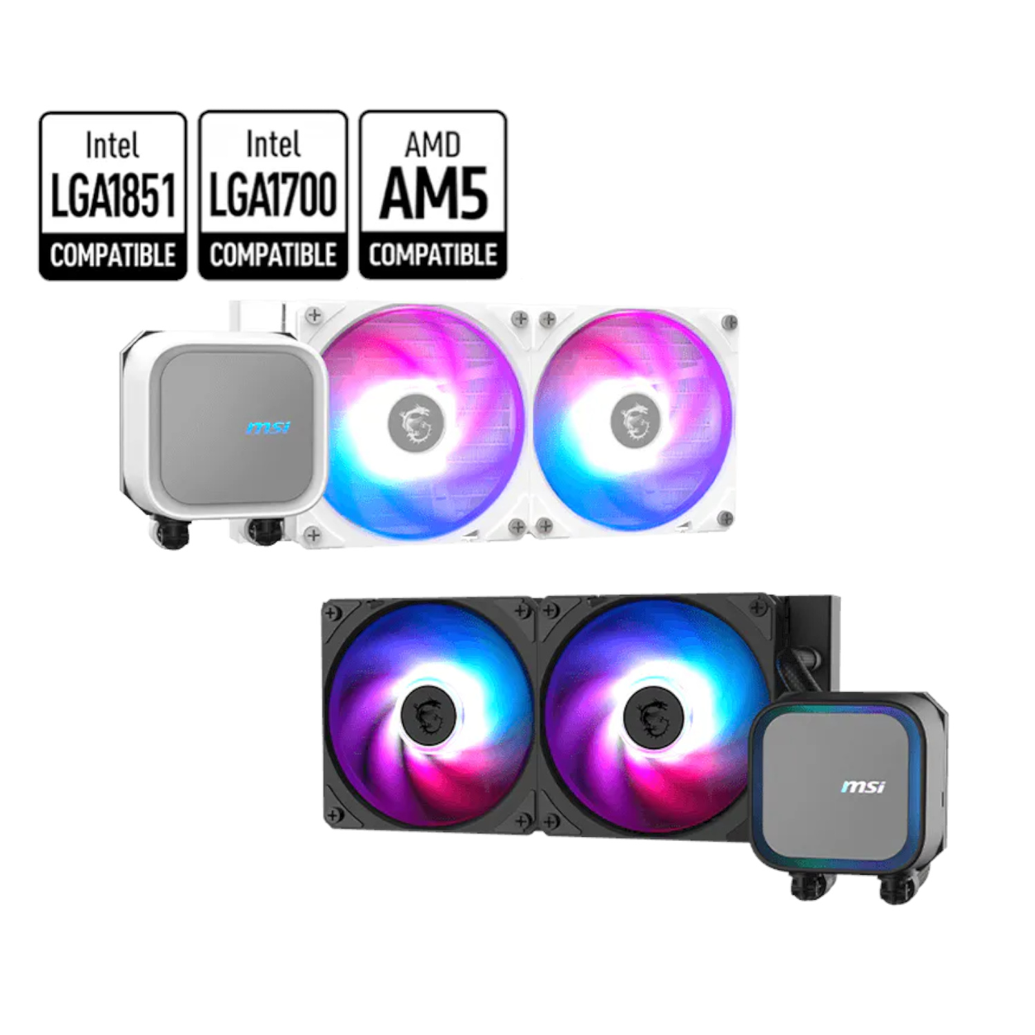 Componentes MSI Water Cooling MAG Coreliquid A13 240 WHITE ETCHILE MSI Water Cooling MAG Coreliquid A13 240 WHITE - Imagen 3