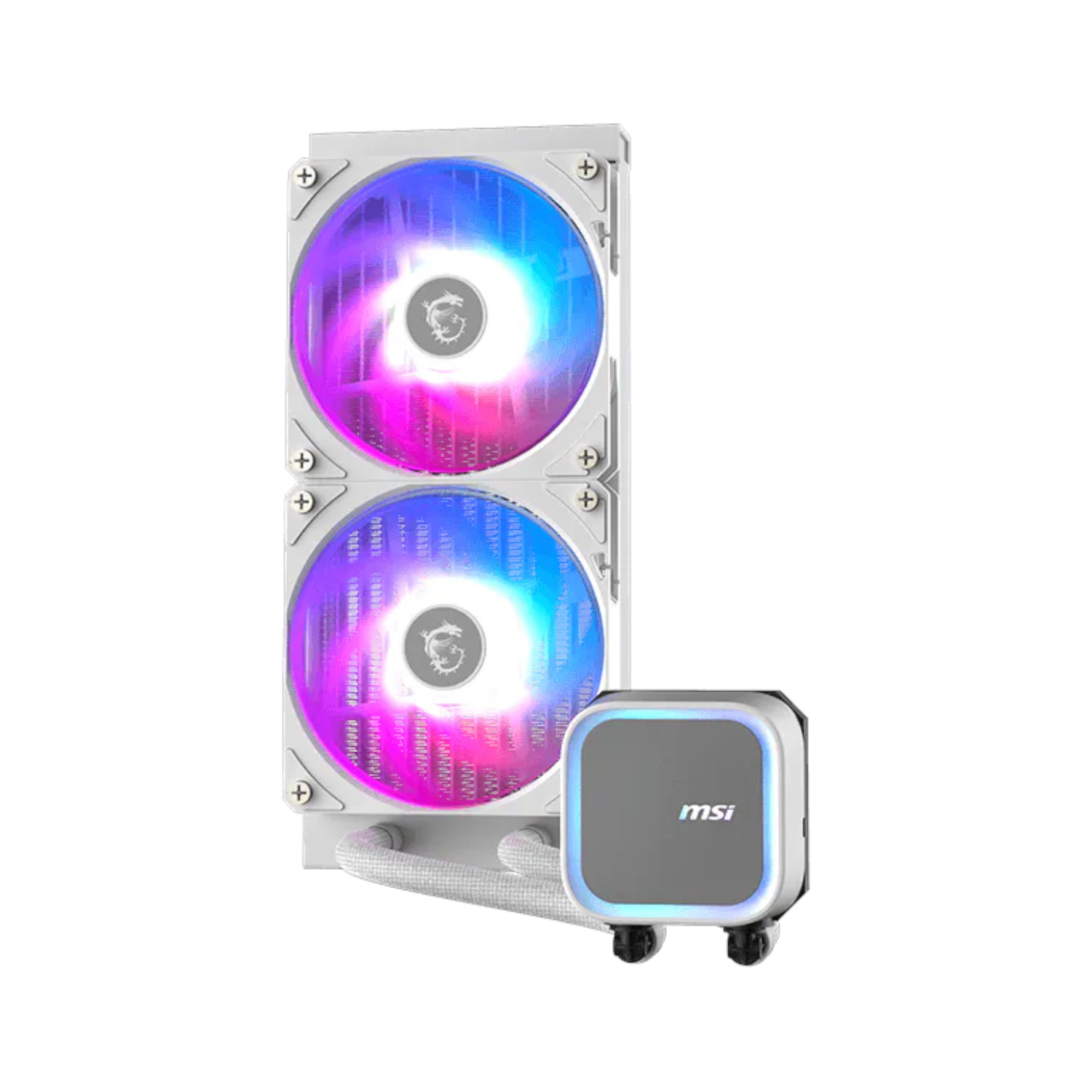 Componentes MSI Water Cooling MAG Coreliquid A13 240 WHITE ETCHILE MSI Water Cooling MAG Coreliquid A13 240 WHITE - Imagen 2