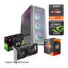 PC GAMER AMD RYZEN 5 5500 RTX 3050 16GB RAM 3200 DDR4 SSD M2 500GB 650W W11 PRO