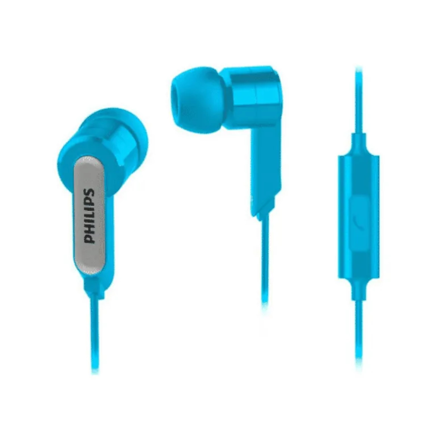 Philips Audífono Manos Libres con Micrófono AZUL Plug 3.5mm 1.2mts