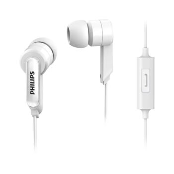 Philips Audífono Manos Libres con Micrófono BLANCO Plug 3.5mm 1.2mts