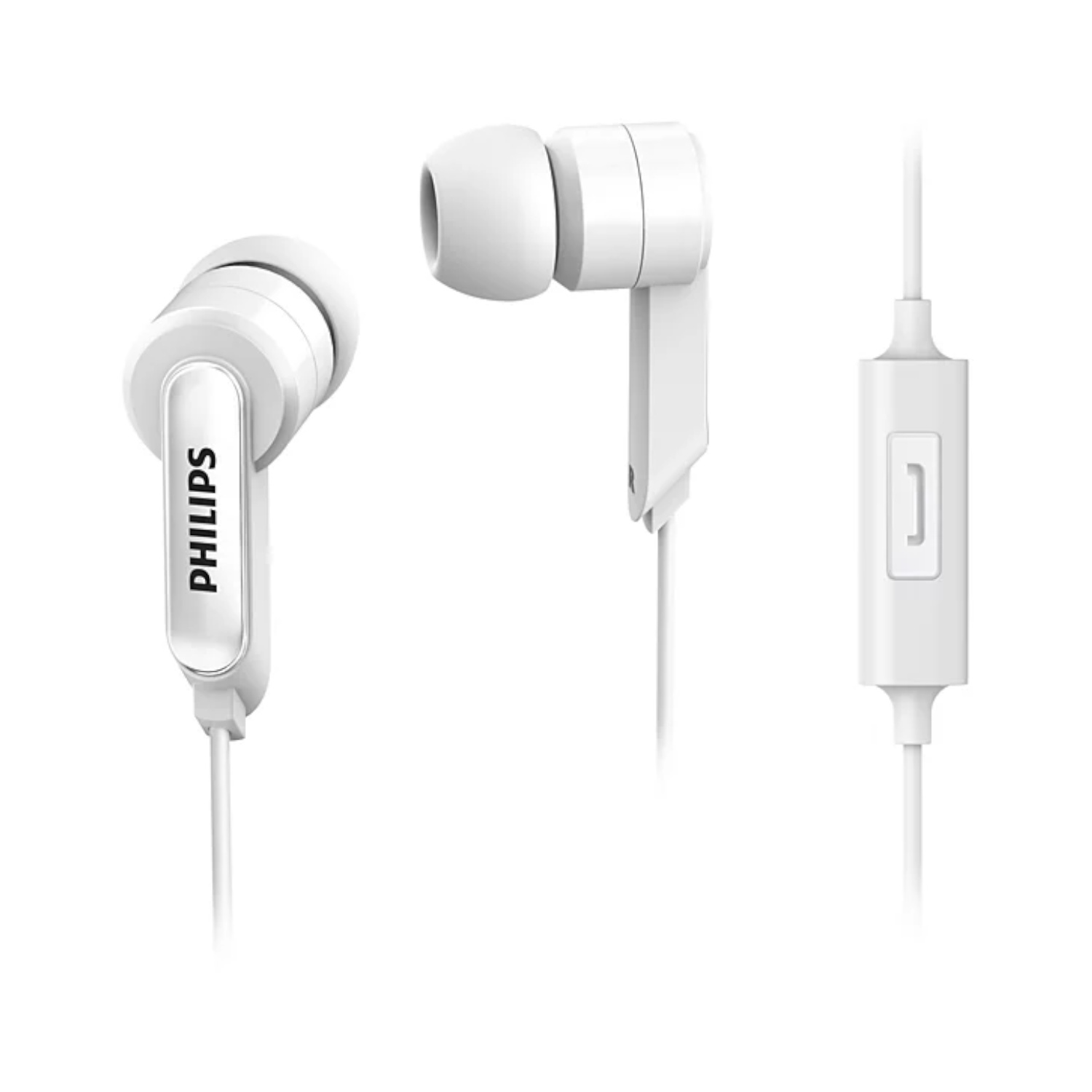 Philips Audífono Manos Libres con Micrófono BLANCO Plug 3.5mm 1.2mts