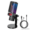 Redragon Micrófono Condensador FENRIS GM301 USB Anti-Vibration Mount PC/PS4/PS5/MAC