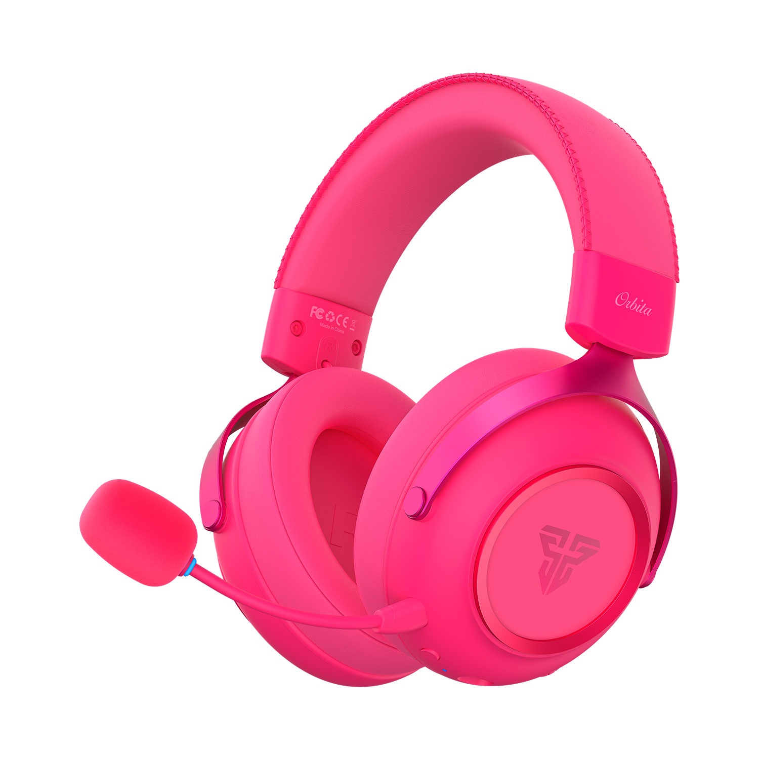 Fantech Audífonos Gamer ORBITA Premium Multiplataform Wireless Headset Quad Mode 170hrs 7.1 Pink