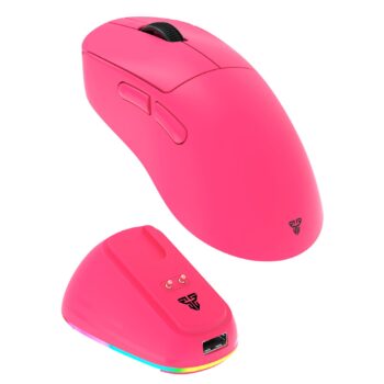 Fantech Mouse Gamer Inalámbrico WG14E YARI E Rosie Pink Tri-Mode 12000 dpi 70hrs Pixart 3311 58g