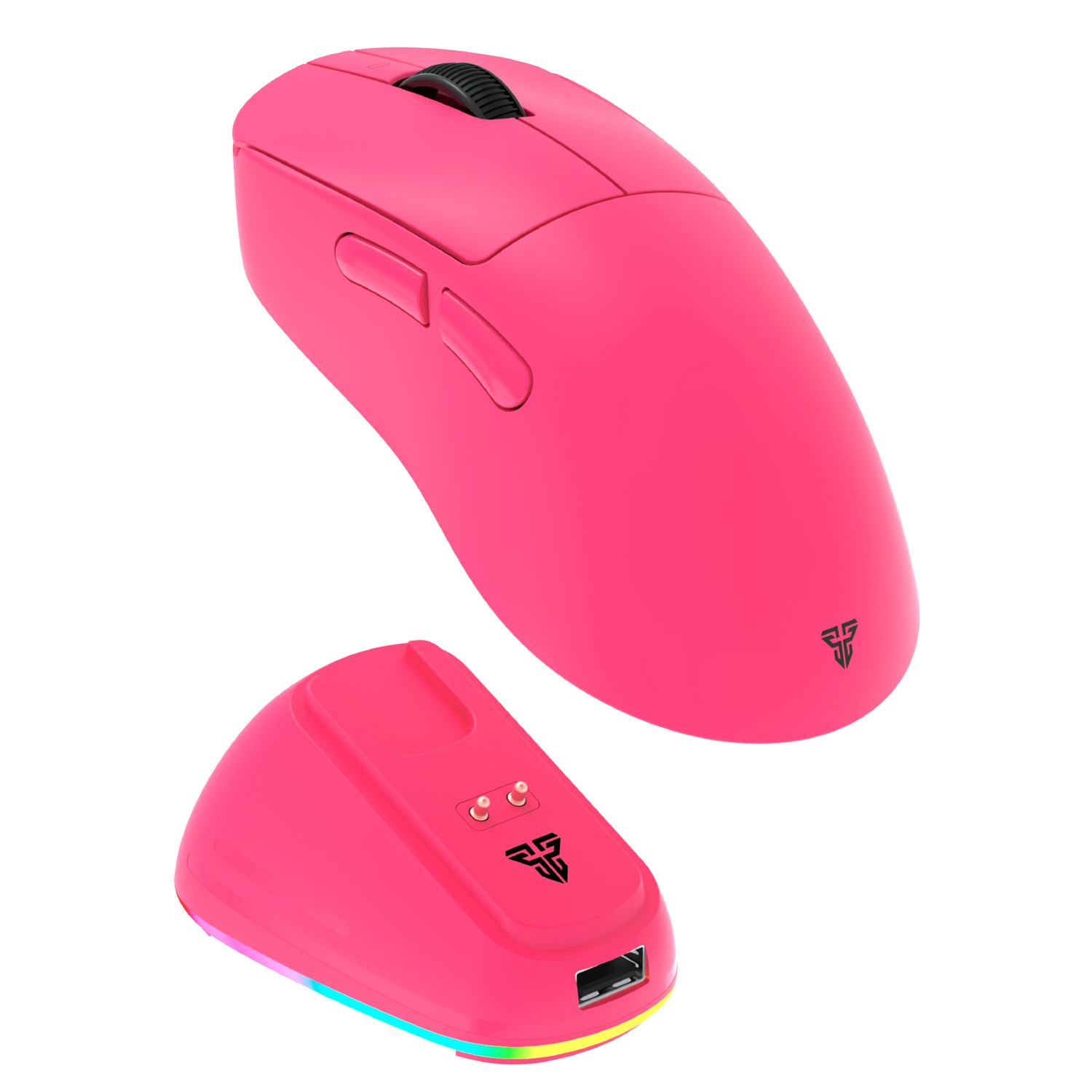 Fantech Mouse Gamer Inalámbrico WG14E YARI E Rosie Pink Tri-Mode 12000 dpi 70hrs Pixart 3311 58g