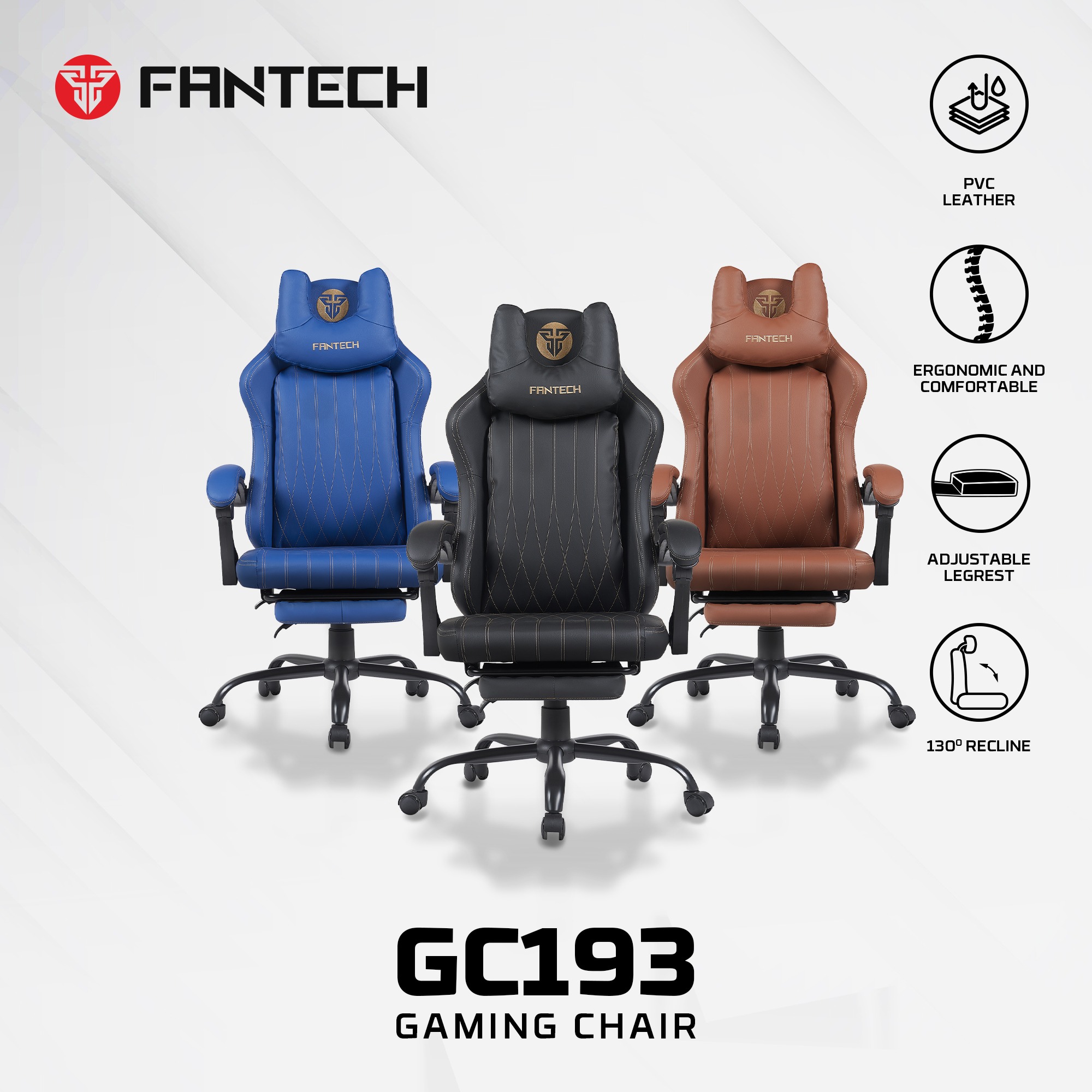 OFERTAS GAMER Fantech Silla Gamer GC193 BLUE ETCHILE Fantech Silla Gamer GC193 BLUE - Imagen 19