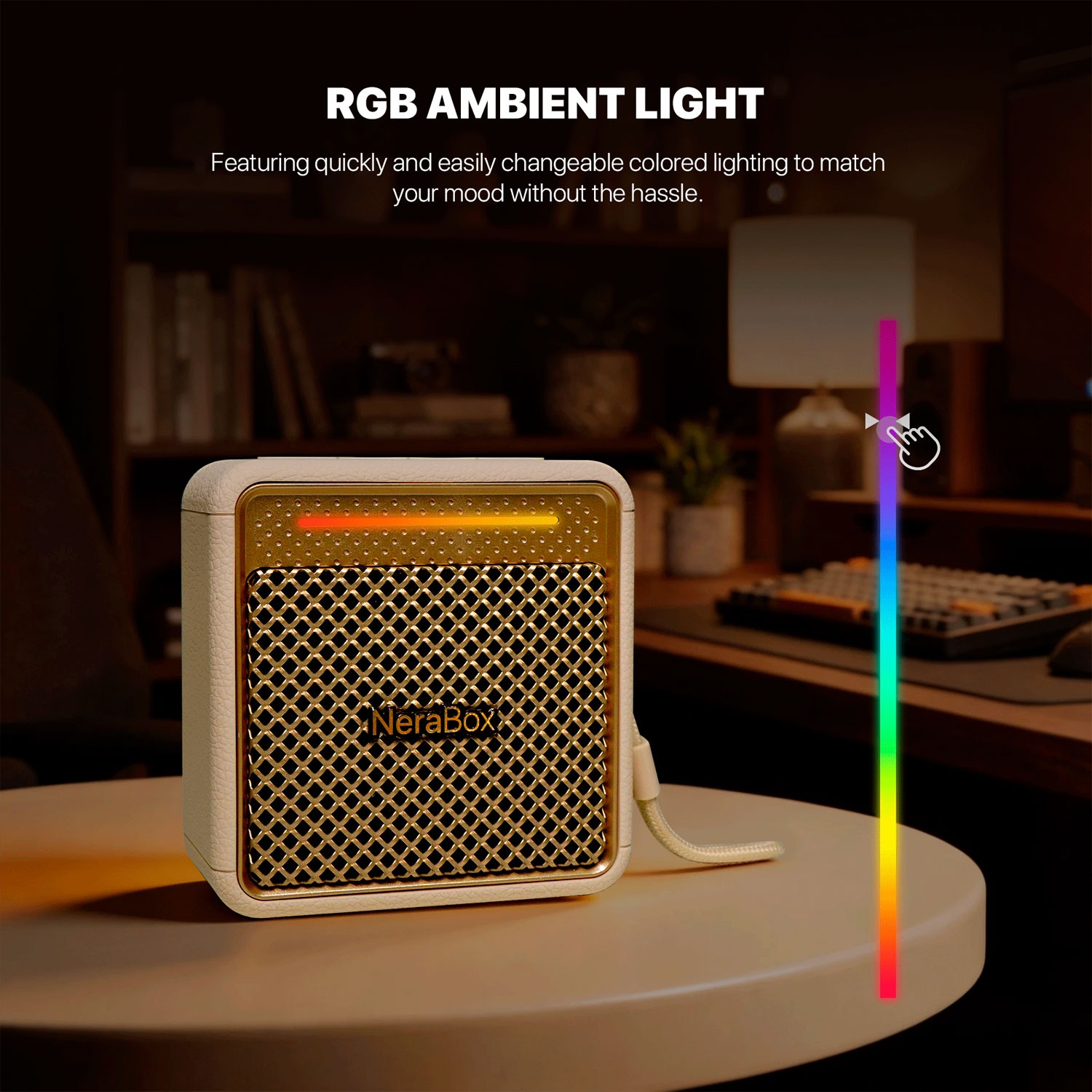 Accesorios Bluetooth Fantech Parlante Bluetooth NeraBox BS164 Portable Speaker Beige 10W 4 Modos Conexión TWS Mode ETCHILE Fantech Parlante Bluetooth NeraBox BS164 Portable Speaker Beige 10W 4 Modos Conexión TWS Mode - Imagen 9