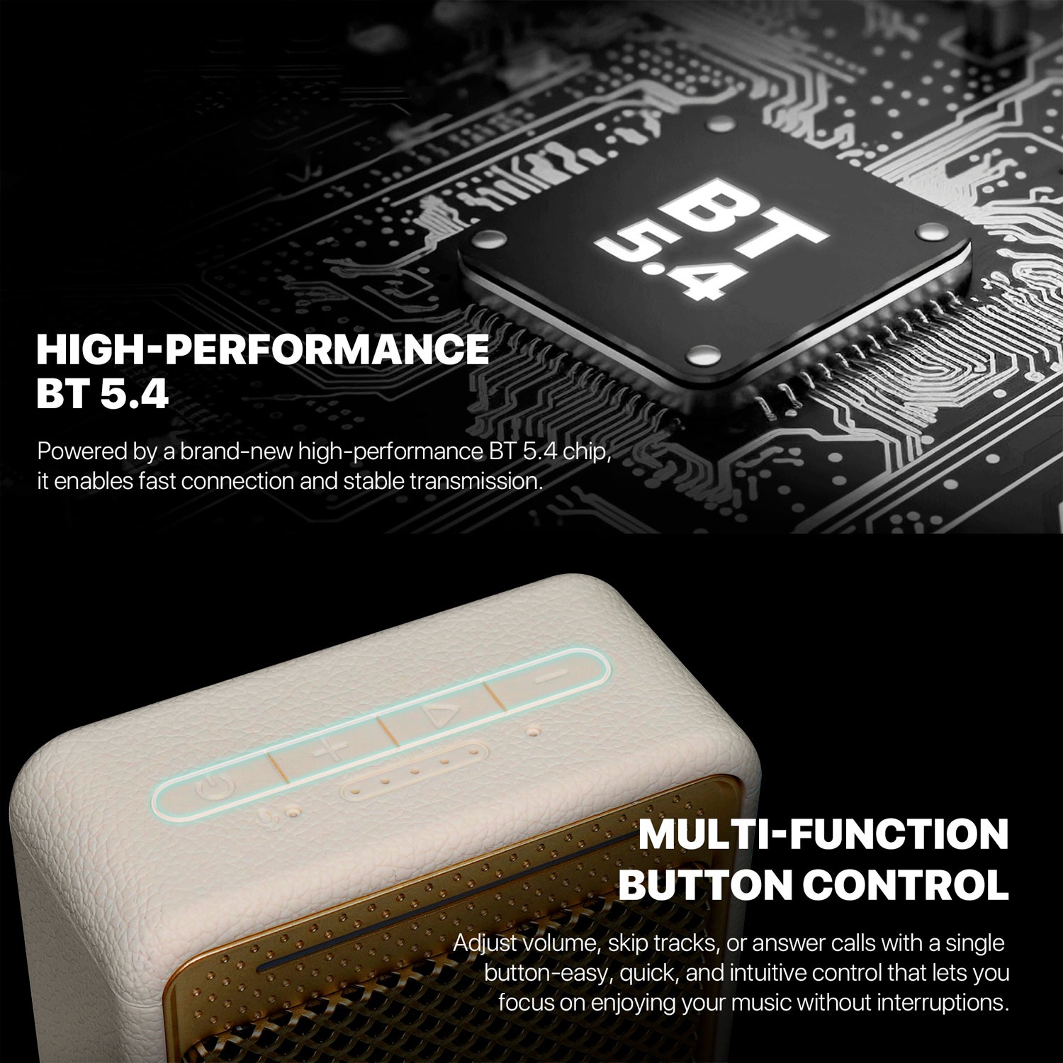 Accesorios Bluetooth Fantech Parlante Bluetooth NeraBox BS164 Portable Speaker Beige 10W 4 Modos Conexión TWS Mode ETCHILE Fantech Parlante Bluetooth NeraBox BS164 Portable Speaker Beige 10W 4 Modos Conexión TWS Mode - Imagen 7