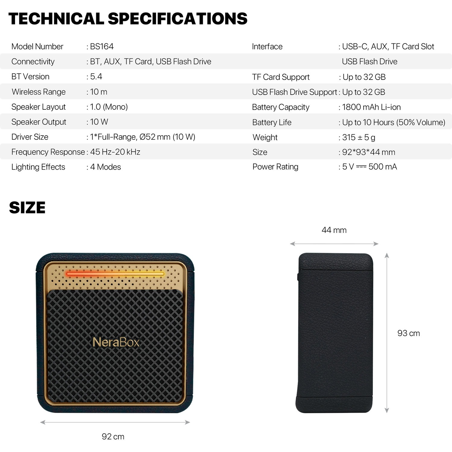Accesorios Bluetooth Fantech Parlante Bluetooth NeraBox BS164 Portable Speaker Beige 10W 4 Modos Conexión TWS Mode ETCHILE Fantech Parlante Bluetooth NeraBox BS164 Portable Speaker Beige 10W 4 Modos Conexión TWS Mode - Imagen 5