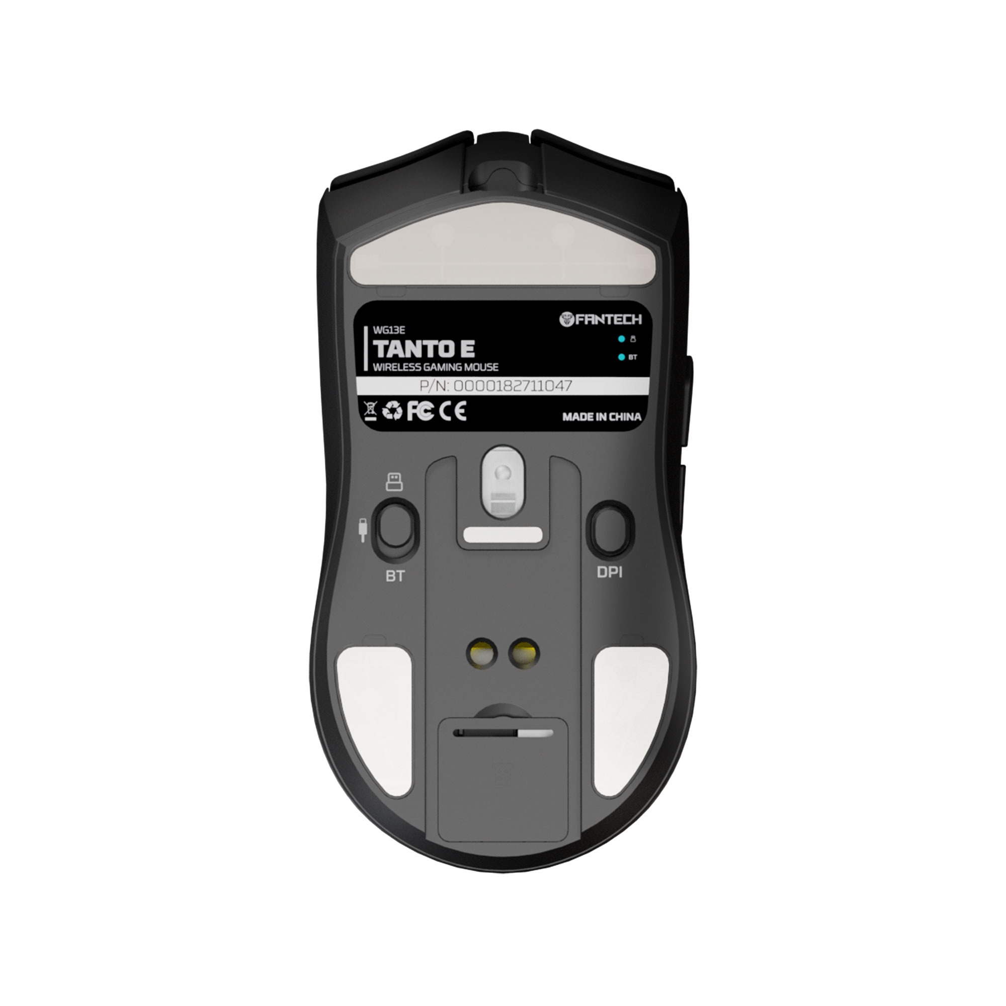 Mouse Fantech Mouse Gamer TANTO E Black WG13E Wireless Tri-mode 57g 45hrs Pixart 3311 Sensor ETCHILE Fantech Mouse Gamer TANTO E Black WG13E Wireless Tri-mode 57g 45hrs Pixart 3311 Sensor - Imagen 5