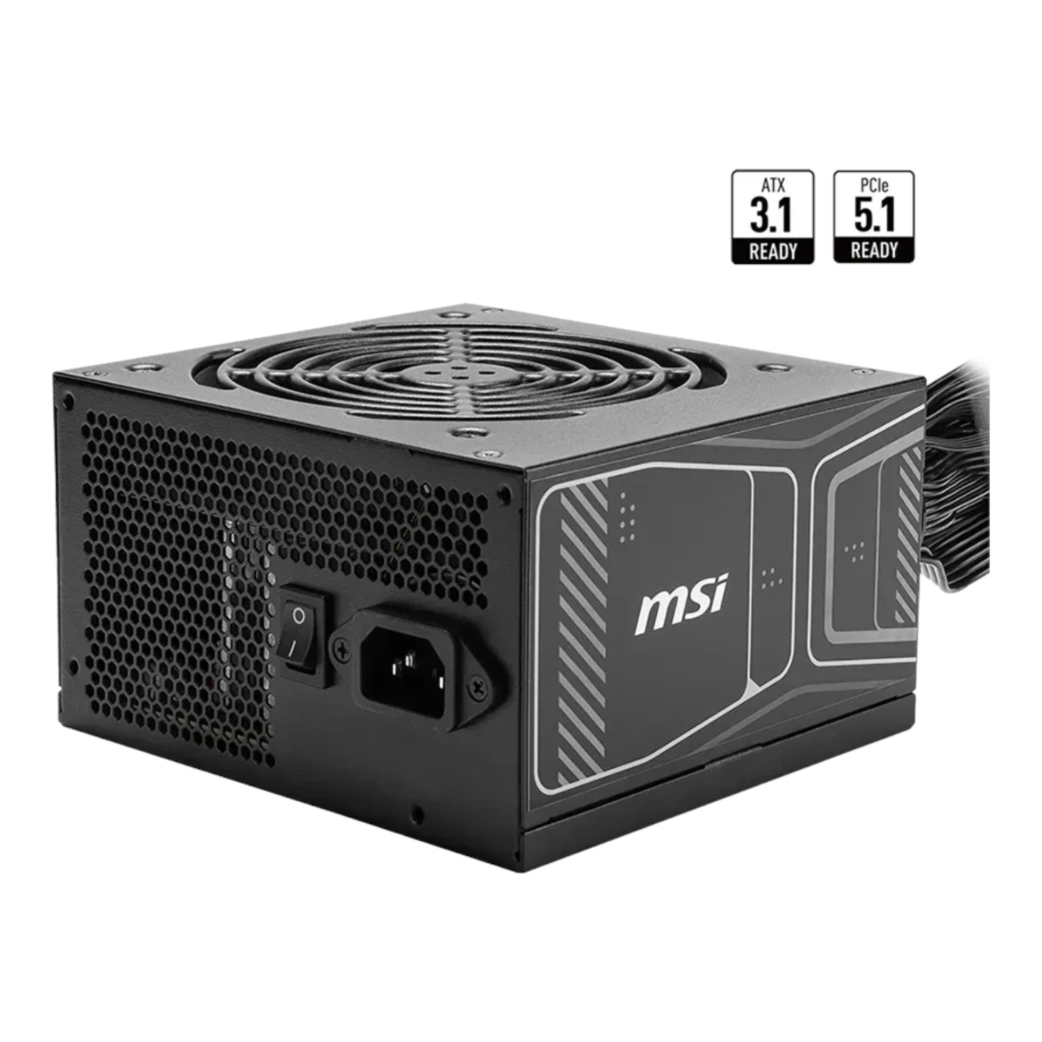 Componentes MSI Fuente de Poder PSU MAG A750GN PCIE5 750W 80 Plus Gold ETCHILE MSI Fuente de Poder PSU MAG A750GN PCIE5 750W 80 Plus Gold