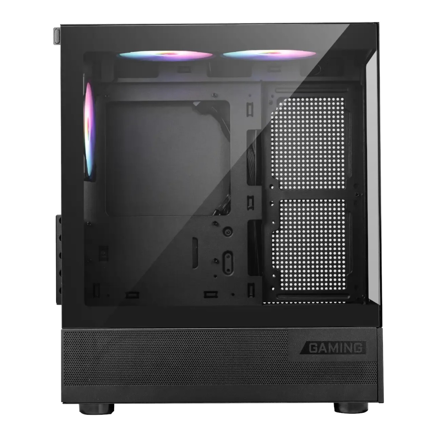 Black Build MSI Gabinete PAG PANO M110A Mid Tower 3 Fans Incluídos ETCHILE MSI Gabinete PAG PANO M110A Mid Tower 3 Fans Incluídos - Imagen 3
