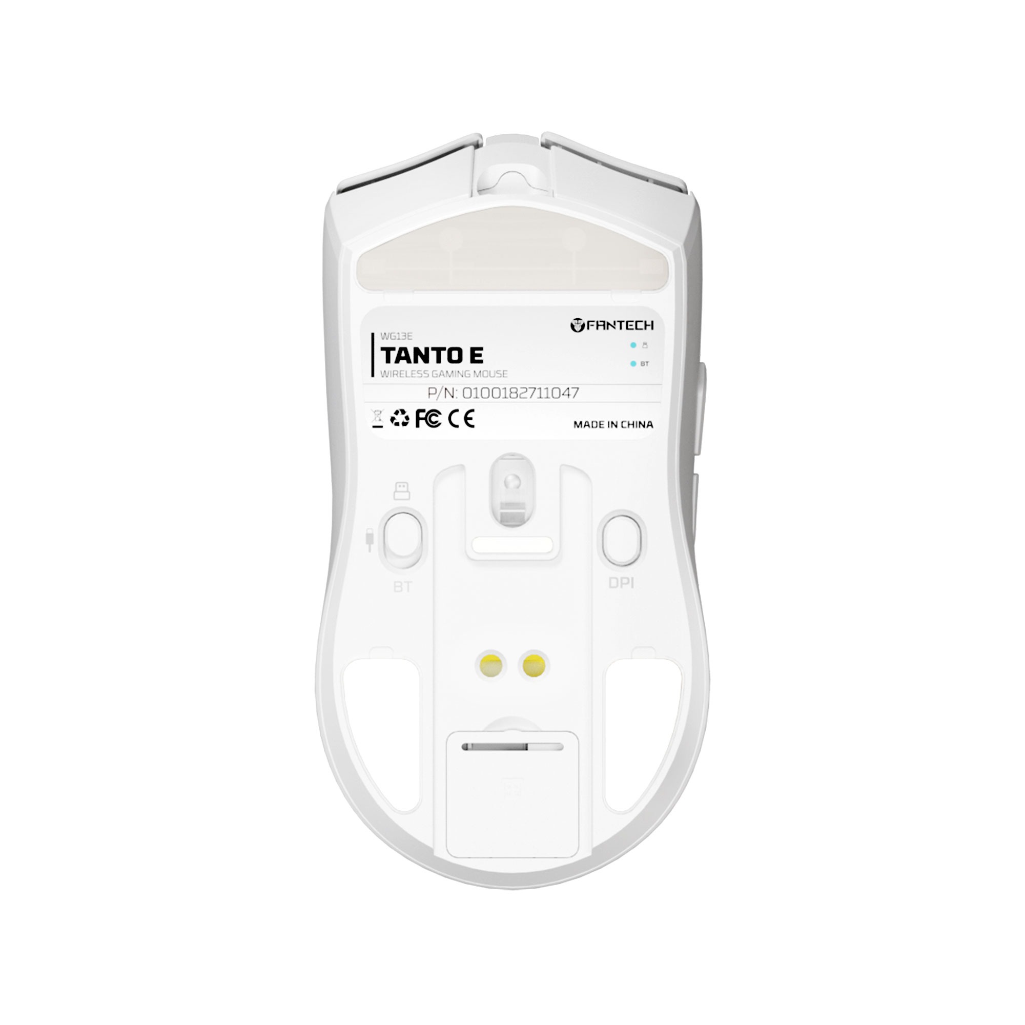 Mouse Fantech Mouse Gamer TANTO E White WG13E Wireless Tri-mode 57g 45hrs Pixart 3311 Sensor ETCHILE Fantech Mouse Gamer TANTO E White WG13E Wireless Tri-mode 57g 45hrs Pixart 3311 Sensor - Imagen 11