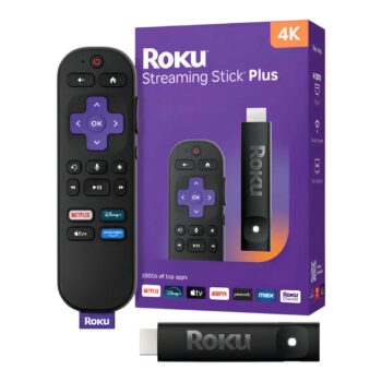 ROKU Streaming Stick PLUS Adaptador para Conversion de TV a SmartTV HDMI 4K HDR